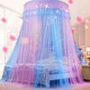 Elegant Lace Bed Canopy Mosquito Net Dome Hanging Lace Insect Net Encryption Heightening Ceiling Princess Dome Court