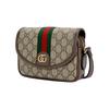 Gucci Сумка-мессенджер Ophidia с регулируемым плечевым ремнем, на магнитной застежке-ракушке, из холста