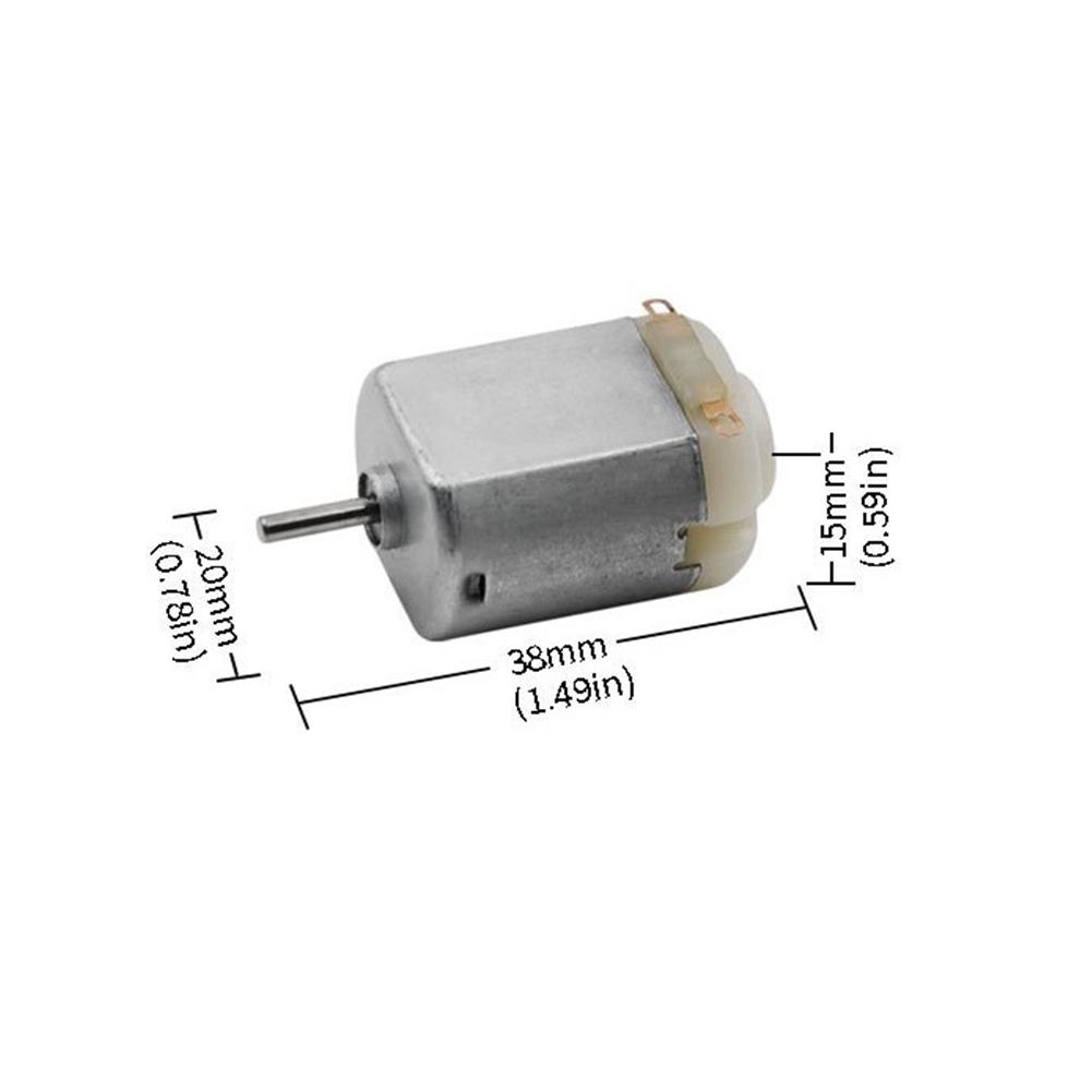 17000-18000 Rpm 130 Motor 38*20*15mm 3pcs/set Stainless Steel