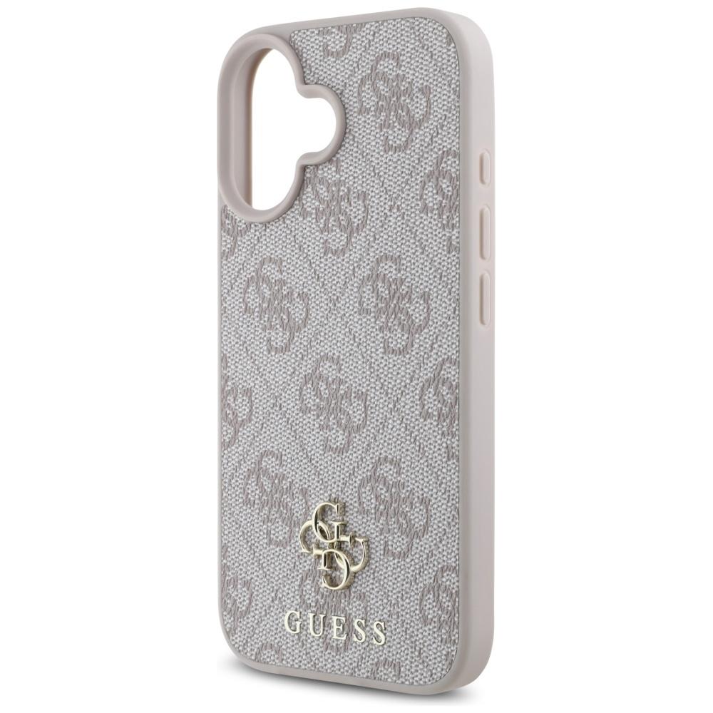 Guess Hc Pu 4G Small 4G And Classic Case For iPhone 16 Magsafe Pink