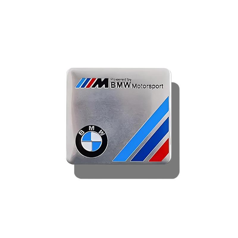 AALN1 3D Aluminum Car Badge Sticker Body Trunk Decoration Decal Modification Accessories For BMW E36 E46 E90 E60 E39 F30 F10 F20 X5