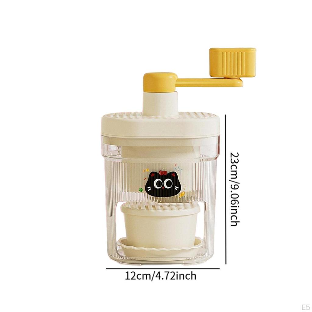 Ручная дробилка льда для приготовления смузи дома или на вечеринках