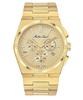 Мужские часы Zeus Chrono Gold Tone из нержавеющей стали с кварцевым механизмом H118CHPDI