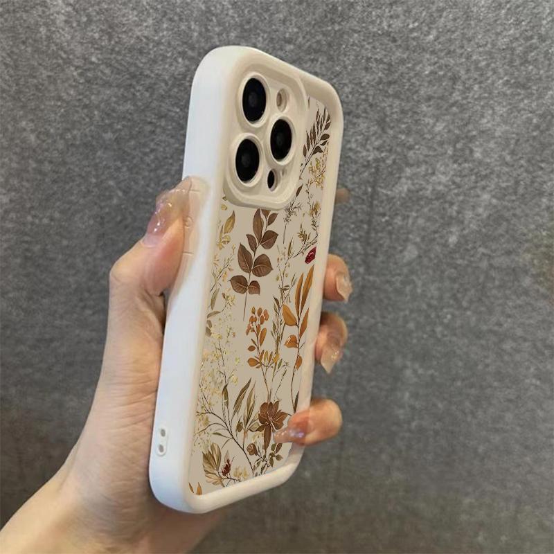 Силиконовый чехол для телефона с рисунком Осенние Листья и Грибы Для Xiaomi Mi 15 14T 14 13T 13 12 11 Lite 4G NE Poco X6 X5 X3 F5 F6 M6 X7 Pro