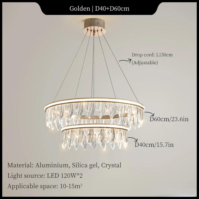 Ресторан Роскошный хрустальный подвесной светильник для потолка, круглый, для гостиной, столовой, подвесной светильник, люстры в стиле лофт