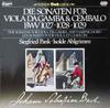 LP Record JOHANN SEBASTIAN BACH - SIEGFRIED P - Die Sonaten Für Viola Da Gamba Und  C27072 Capriccio 1984 Germany Classical Used