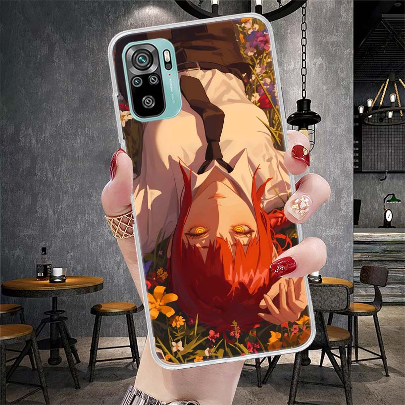 C-Цепной пилой Человек Макима Мягкий чехол для телефона для Xiaomi Redmi Note 15 14 14S 13 12 Pro Plus 12S 11 11S 11E 10 10S 11T 5G Fundas Coque