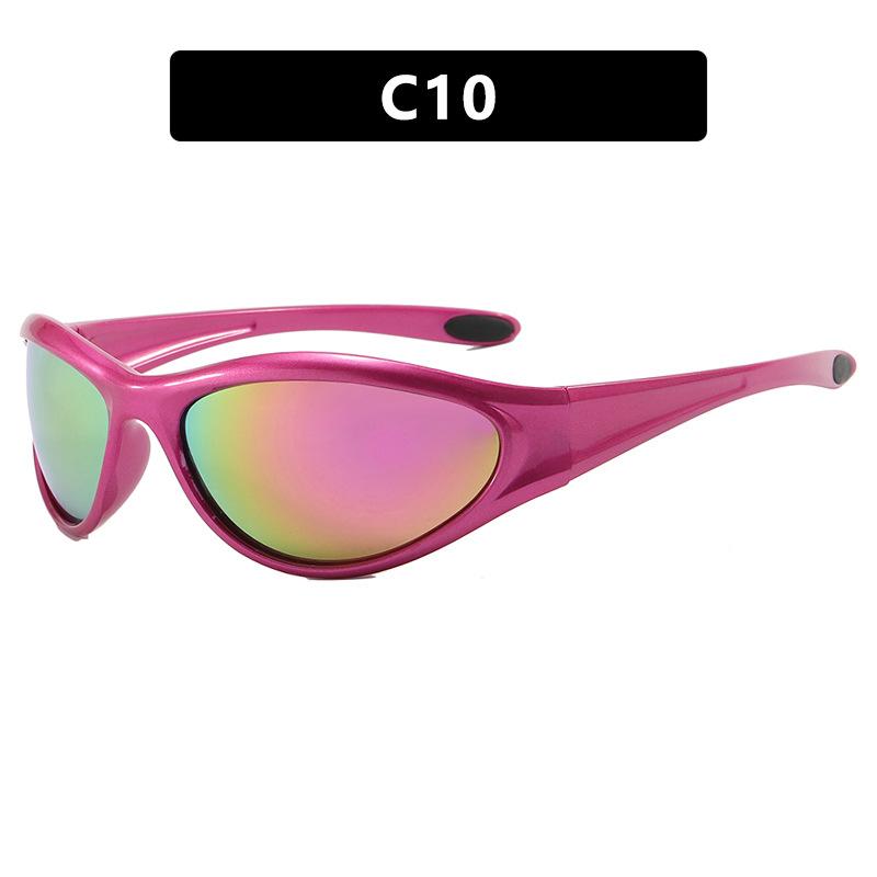 Летние пикантные солнцезащитные очки от солнца для улицы Модные новые женские Y2K солнцезащитные очки Мужские спортивные велосипедные очки UV400