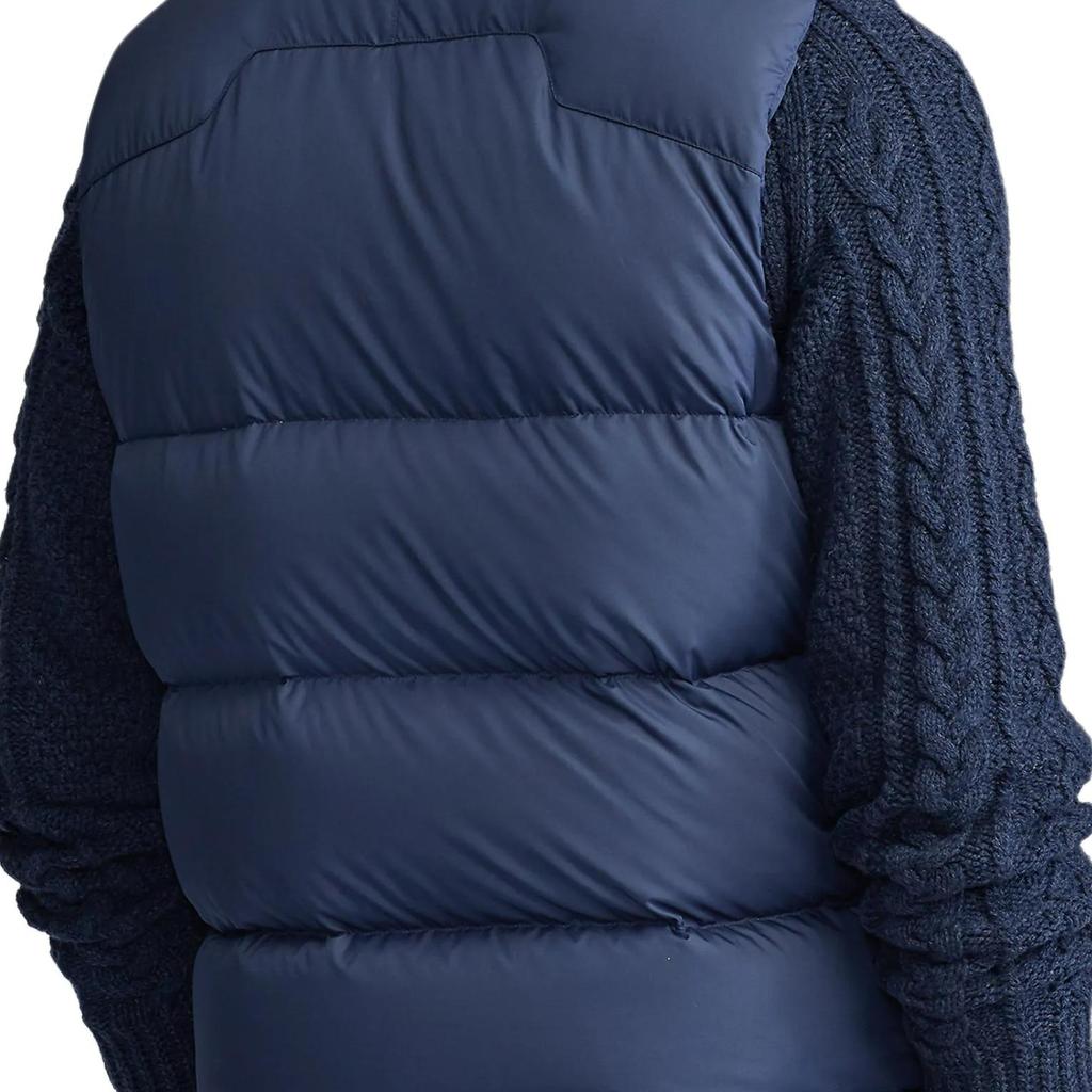 Polo Ralph Lauren SS26 Без рукавов Вышитый логотип-пони Стойка воротник Пуховый жилет Мужской жилет 710968282-002