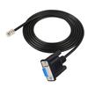 180CM RJ9 4P4C To DB9 9 Pin RS232 Serial Port Console Cable for Networking Devices and More