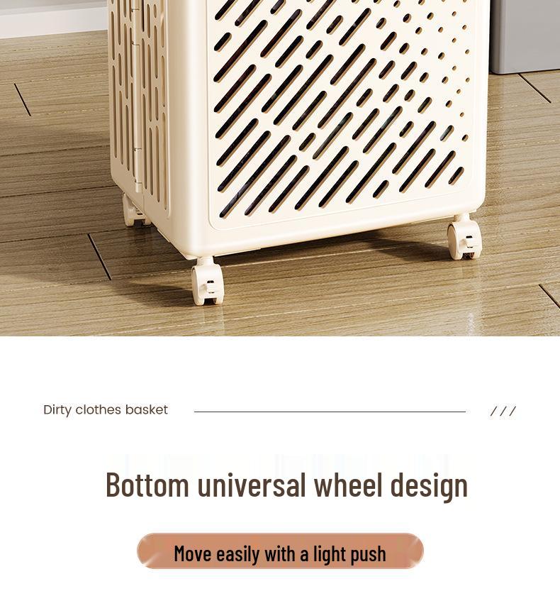 Foldable Large Capacity Laundry Hamper for Bathroom and Household Use