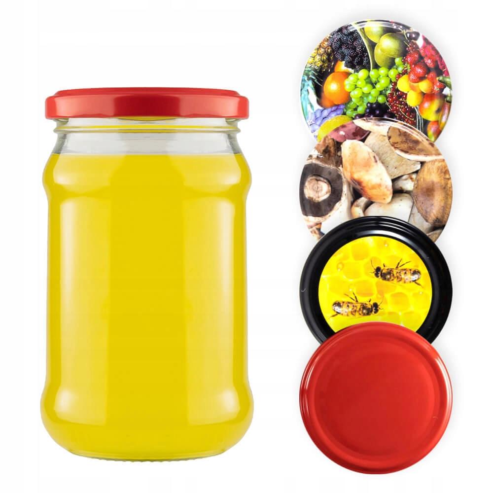 105x 315ml GLASS JAR FOR PRESERVATIONS JAM HONEY JAM WITH A CAP