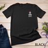 Sock Monkey In Seated Lotus Yoga Pose Pocket Funny Mindfulness Unisex T-shirt