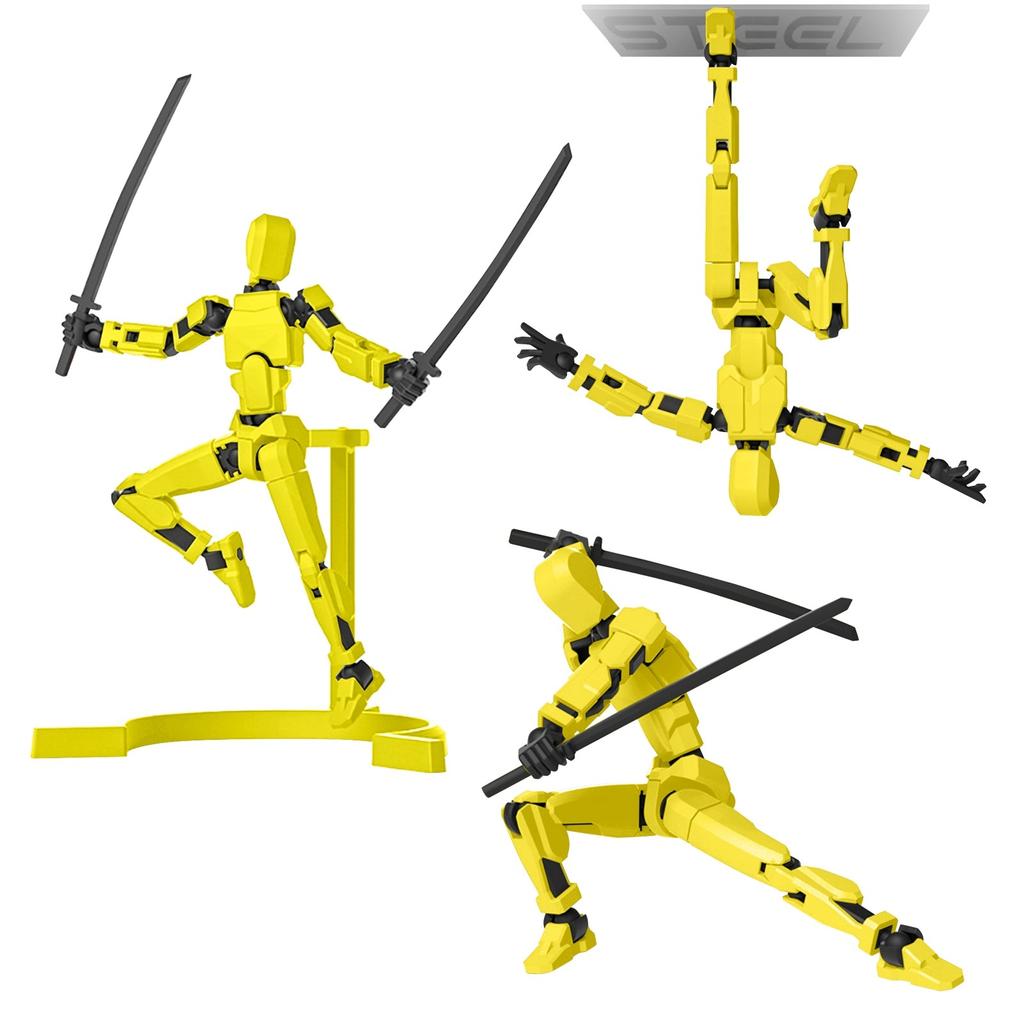 Магнитная кукла с 13 подвижными суставами, напечатанная на 3D-принтере, кукла-манекен 4-го поколения, полностью уменьшающаяся в размерах