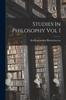 Книга Studies In Philosophy Vol I
