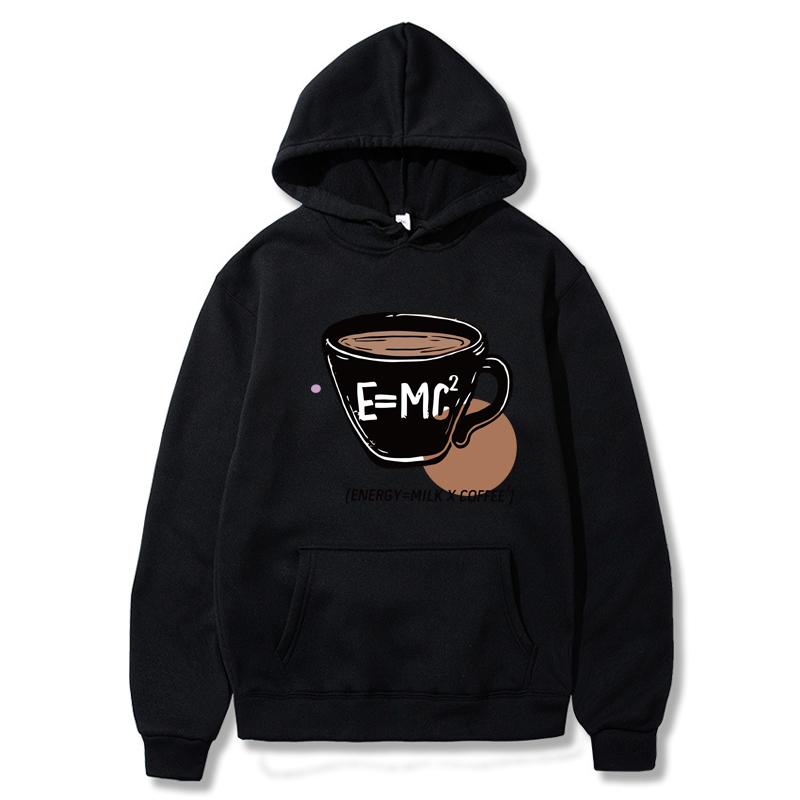 Emc Energy Milk Coffee Hoodies Women Fleece Comfortable warm Hoodie Fashion Casual All Match Hoody Sports Original Basic Clothes