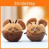 Cockroach Eyed Round Plush Keychain Stuffed Toy Cartoon Bag Decoration Gift