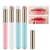 Silicone Lip Brush With Lid Round Head Makeup Brush Applicator Lipstick Mini Multi-Use Portable L9M6