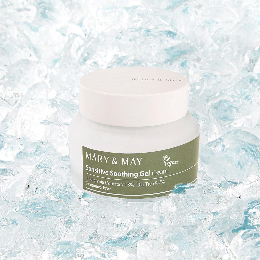 Mary&May Sensitive Soothing Gel Cream 70ml - Calm Relief Balance, Korean
