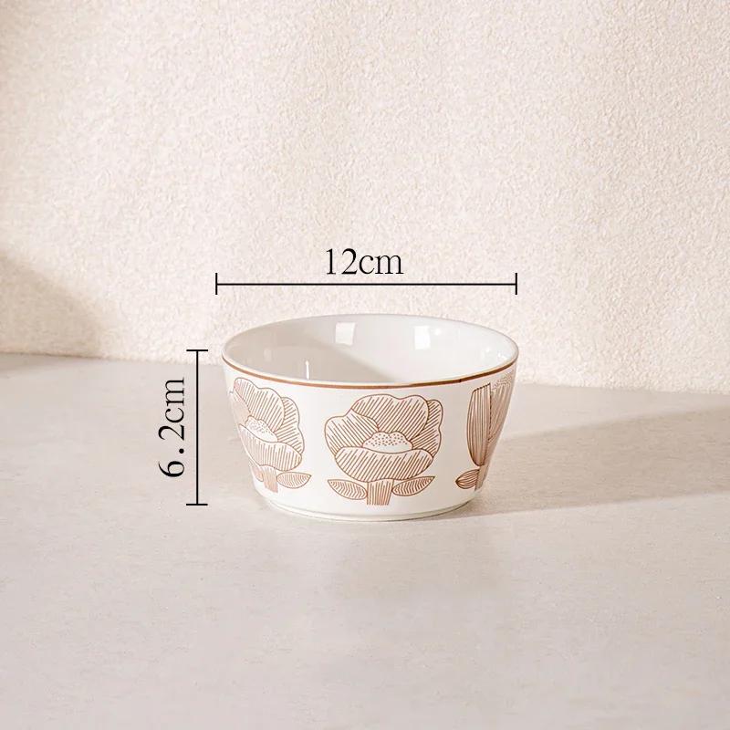 Изысканные цветы Керамическая тарелка Высококлассные рестораны Паста Обеденные тарелки Вкусные блюда Салатницы Уникальная домашняя посуда