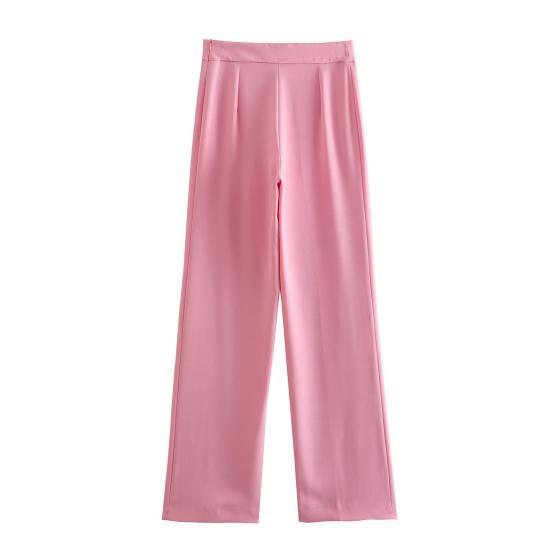 2 шт./компл. женский офисный наряд с лацканами, длинный рукав, одна пуговица, пиджак, высокая талия, длинные брюки, комплект деловой рабочей одежды