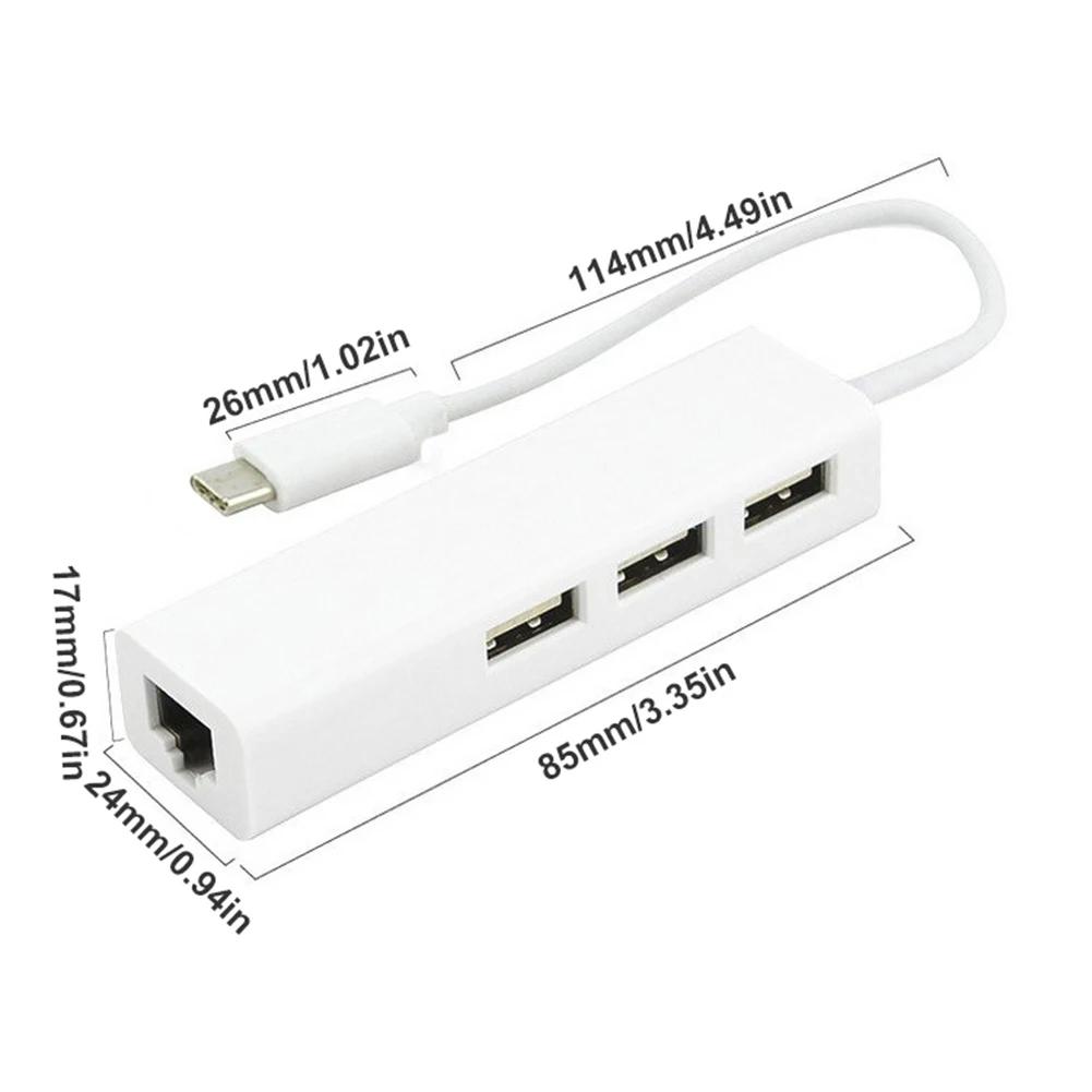 USB/Type-C Ethernet-адаптер 10 Гбит/с USB на RJ45 Lan Сеть для Ноутбука ПК Windows Xiaomi Mi Box Nintendo Switch Сетевая карта
