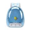 Portable Bird Cage with Prech Feeder and Tray, Acrylic Pet Backpack Bag, Parakeet, Cockatiel, Parrot, Bunny, Travel