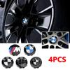 DECW8 4Pc 68mm 56mm Wheel Center Caps Emblem Badge 50th Anniversary For BMW E39 E46 E90 E60 E87 E53 F10 F20 F30 M X3 X5 X6 Accessories
