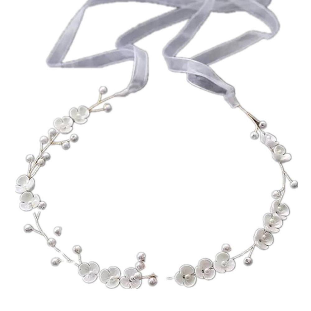 Jewelry Wedding/Prom Hair Accessories Pearl Hair Vine Bride Headbands Handmade Headwear