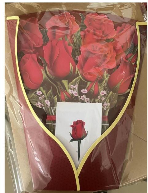 Всплывающий букет, бумажные цветочные открытки, поздравительная 3D всплывающая открытка с благословением на День матери и уникальный подарок для жены, родителя и учителя