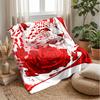 Rainbow Paw Prints Theme blanket Lightweight Warm Flannel Blanket Decorative Throw Blanket for Home Decoration