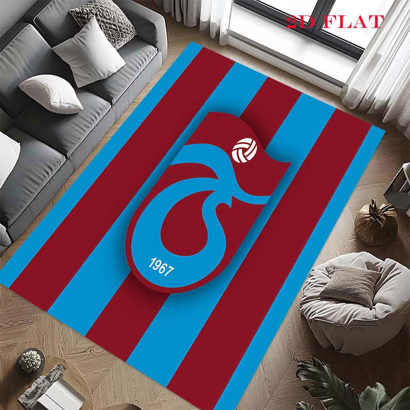 Ковер Trabzonspor для гостиной, спальни, дома, украшение дивана, нескользящий коврик для игр детей