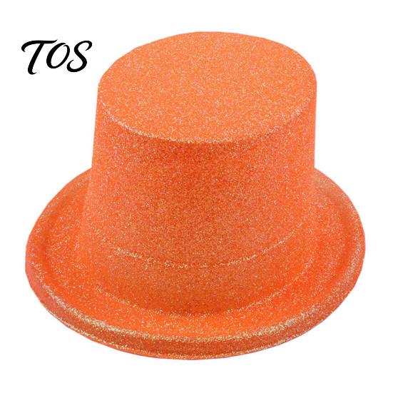 Shiny Circus Clown Hat for Shows Top Hats, Glitter Adult Kids, Colorful Magician Hat, Victorian Dress Up Christmas Decorative Themed Events
