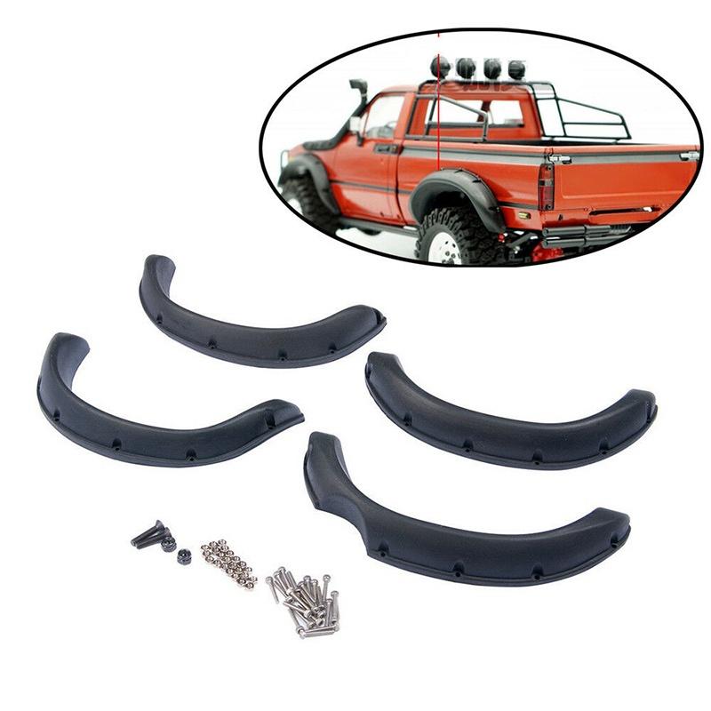 High Quality Rubber Fender Flare Guards For Rc 1/10 Tf2 Tamiya Hilux Trail Finder