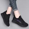 Spring Women's Shoes Black Sports Casual Shoes Shallow Mouth Flat Bottom Soft Sole Dance Walking