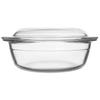 Glass ovenproof dish with lid 24x20x10 cm, 1.5 l
