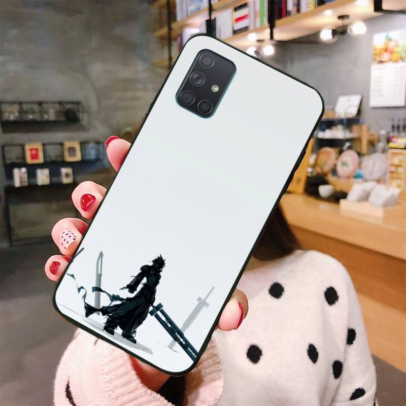 Чехол для телефона USAKPGRT Final Fantasy VII FF7 Anime для Samsung Galaxy A21S A01 A11 A31 A81 A10 A20E A30 A40 A50 A70 A80 A71 A51
