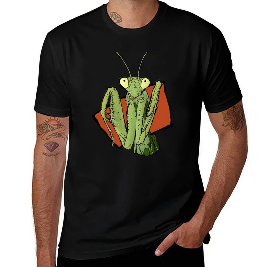 Happy Praying Unisextis Cute Insect TShirt Sporty Casual Quick Dry TShirt