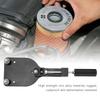 77750 Zinc Alloy Simple To Use Oil Filter Cutter Car Repair Tool Anti Deformation for 2‑3/8in To 5in Cutting Range