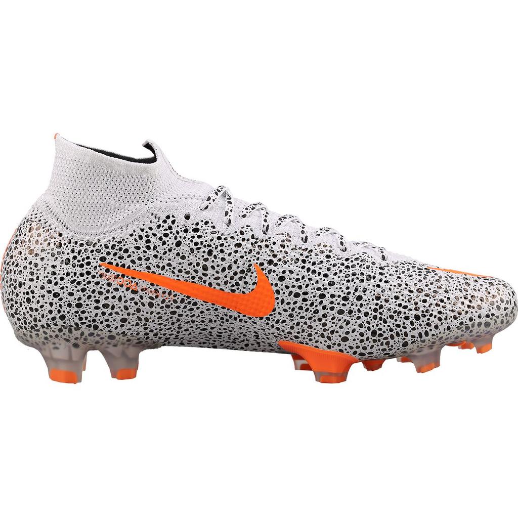 Nike Мужские кроссовки CR7 x Mercurial Superfly 7 Elite FG Safari Белый Черный Total-Orange CQ4901-180