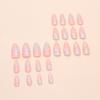 Таблетки для дизайна ногтей Wear Nail Pink And Blue Smudged, трехмерные перламутровые искусственные звезды для ногтей, съемные планшеты для дизайна ногтей 24 шт.