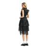 Halloween Gothic Adams Family Bride Vampire Dress Wednesday Cosplay Costume Sexy Black Women