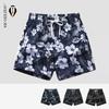 Мужские шорты пляжные с цветочным узором 3D большого размера 6XL 7XL 8XL Plus Size быстросохнущие летние дышащие свободные праздничные модные эластичные