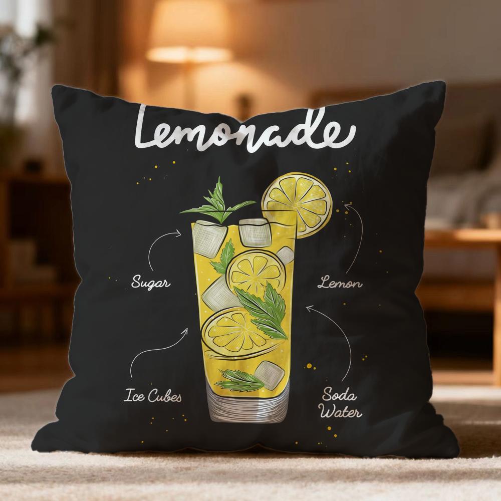 Популярная наволочка для подушки-подушки Limoncello, мягкая, моющаяся, для дивана, кровати, путешествий, офиса