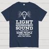 Light Travels faster than sound Funny Cotton Summer Casual Cool Loose T-Shirt