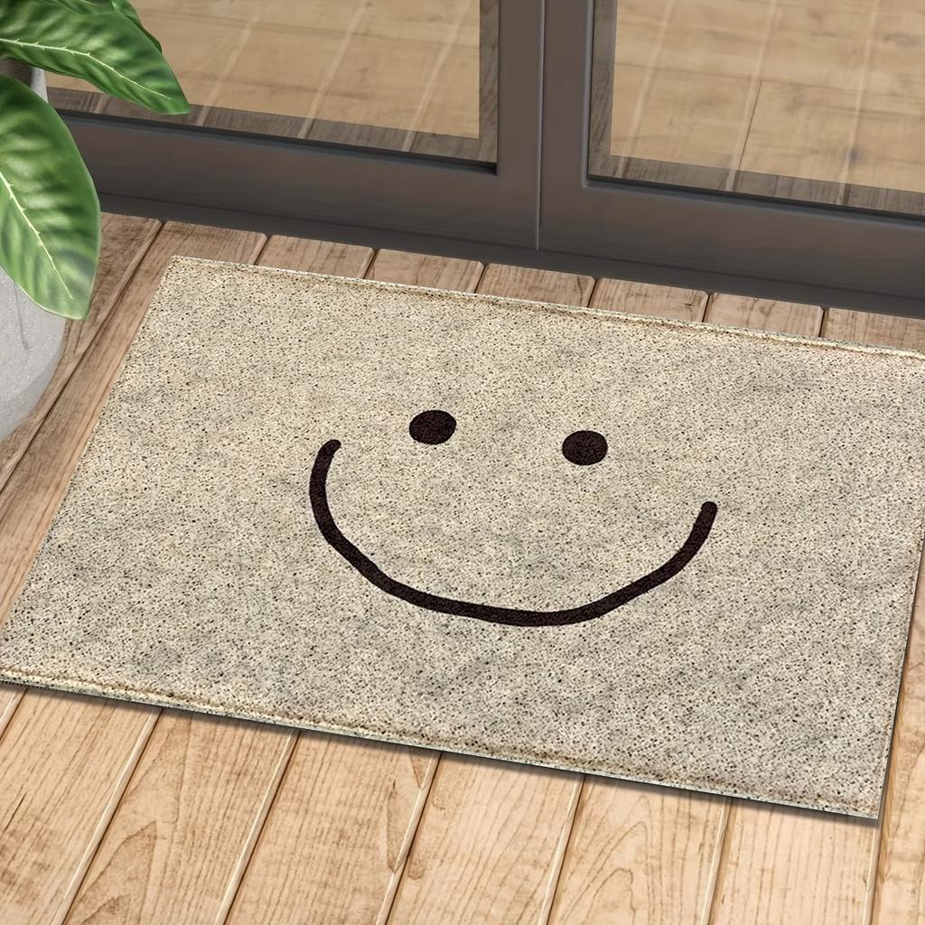Cartoon Smile Rug for Good Vibes Carpet Funny Doormat Welcome Mat Bathroom Mat Rug For Bedroom Carpet For Live Room Home