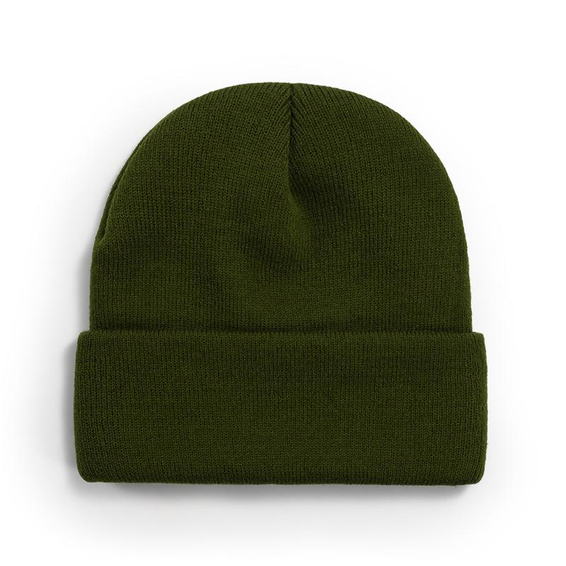 Best-Selling OEM Wool Knitted Beanie Hand Drawn Custom Logo Embroidery Common Outdoor Warm Hat for Travel and Beach Use