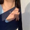 Ожерелье из стерлингового серебра 925 пробы, стильный дизайн, светочувствительное ожерелье с медведем, женская модная цепочка на толстовку в стиле хип-хоп