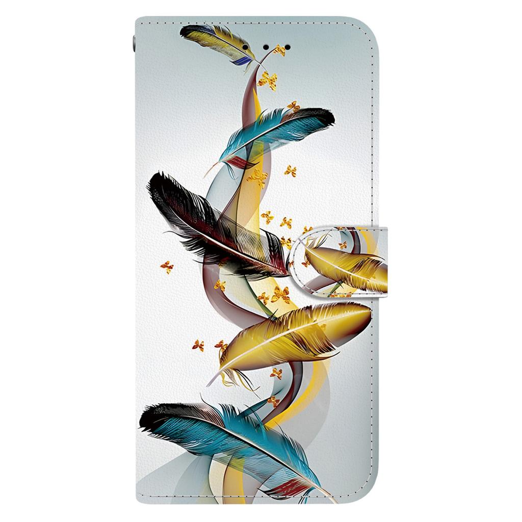For Samsung Galaxy S26 Ultra Case Pattern Printing Leather Flip Wallet Phone Cover with Lanyard
