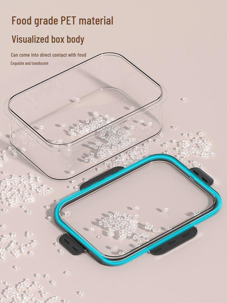 Прозрачный контейнер для хранения продуктов большого объема, пищевой, для холодильника и морозильной камеры